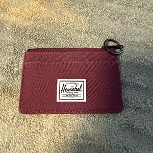 Herschel Burgundy Card Holder